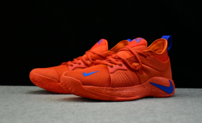 Nike PG 2 Team Orange Signal Blue - Click Image to Close